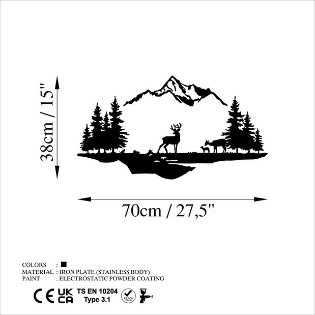 Nástěnná dekorace Delos