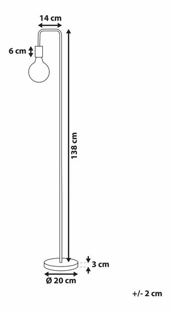 Stolní lampa Sharry (zlatá)
