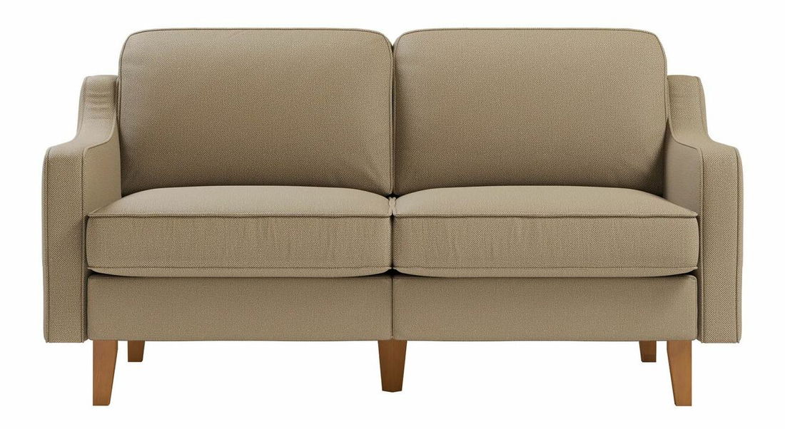 Pohovka trojsedačka Dělají 3 (tmavě šedá + ořech)