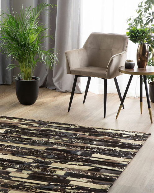 Koberec 230 cm Avino (tmavě hnědá)