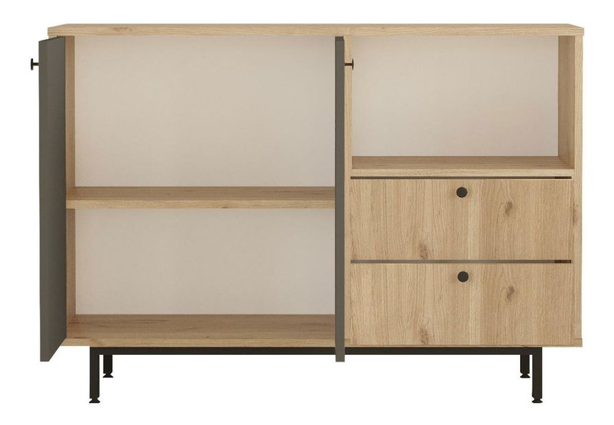 Komoda Rebutia 2 (dub + antracit)