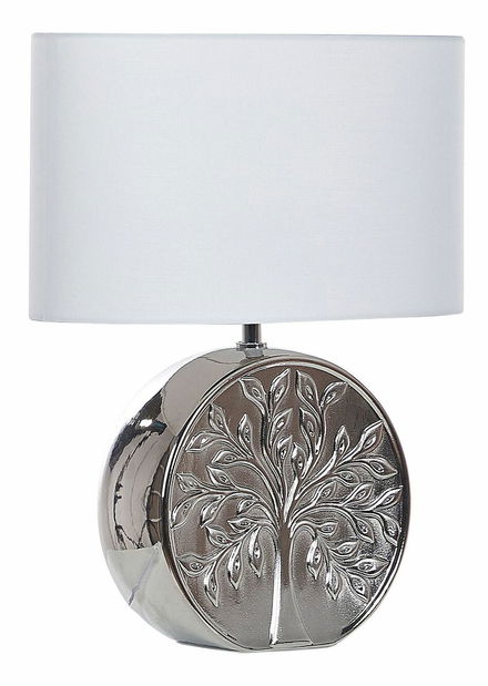 Stolní lampa Kheza (stříbrná)