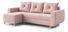  Rohová sedací souprava Eugenie (L) (růžová)