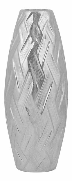 Váza AVIGNON 33 cm (sklolaminát) (stříbrná)