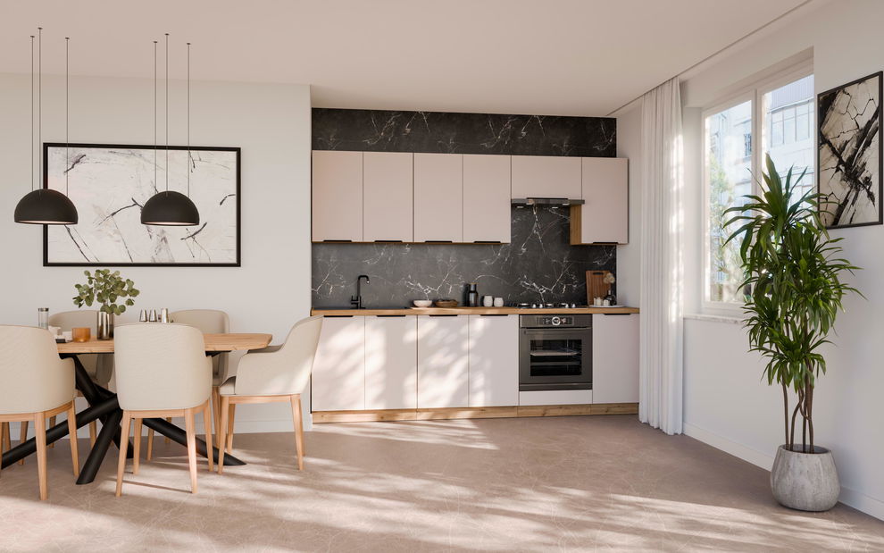 Horní kuchyňská skříňka Sayla 60 GU-36 1F (kašmír + dub artisan)