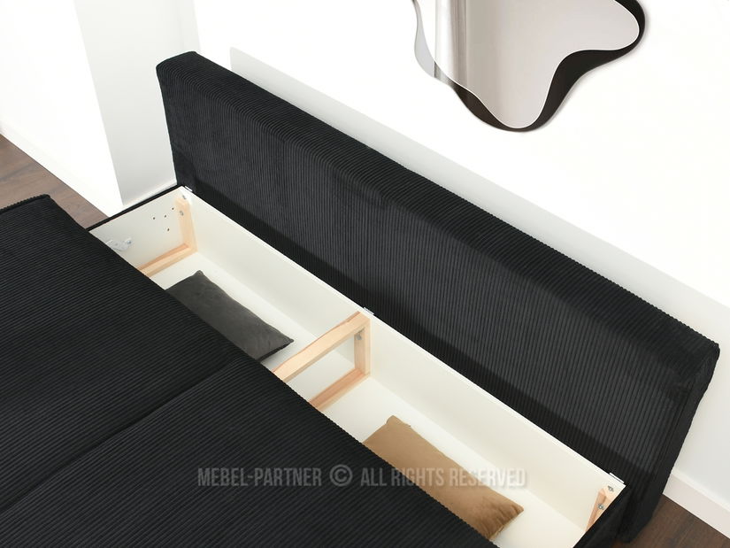 Pohovka dvousedačka Nazismo (černá)