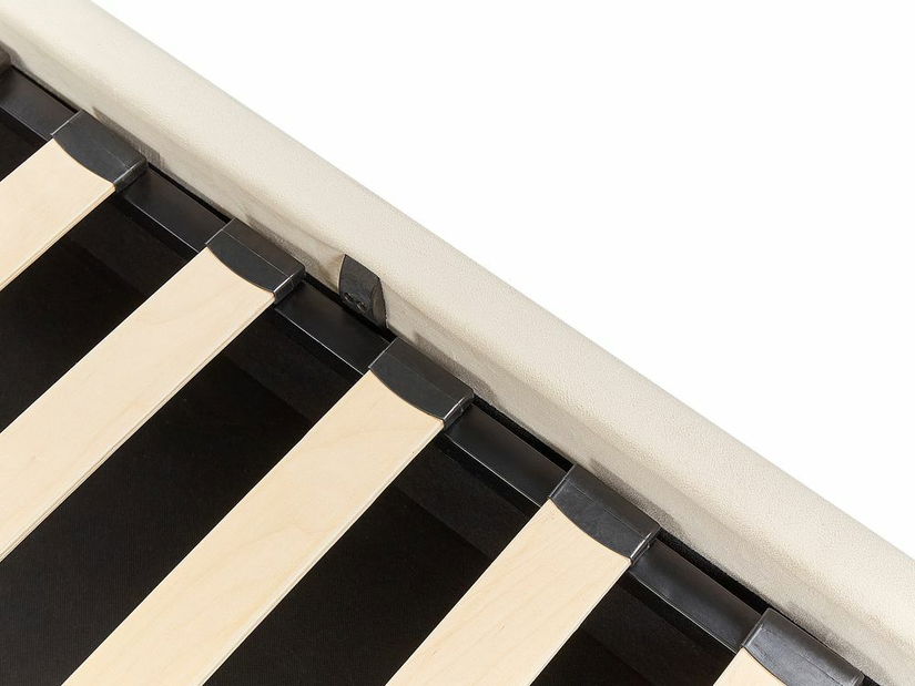 Manželská postel 180 cm Belize (béžová) (s roštem) (s úl. prostorem)