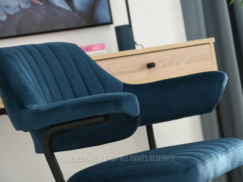 Židle Merylyn (námořická modrá + černá)