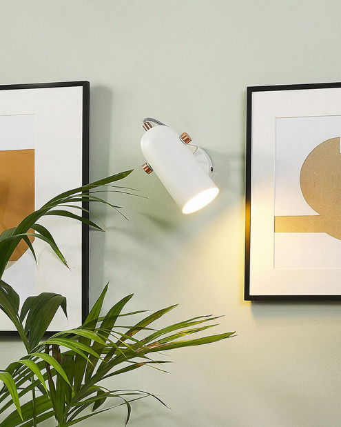 Nástěnná lampa TYRO (kov) (bílá)