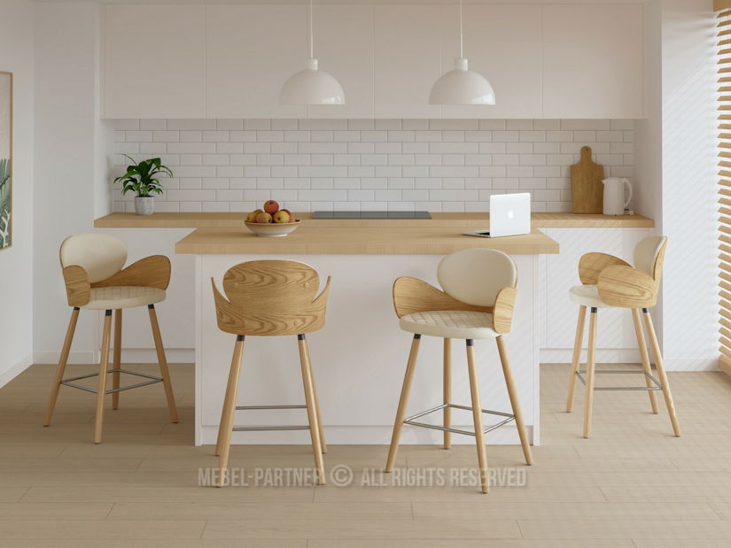 Barová židle Arianok (krémová)