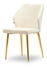 Židle Greta K (krémová + zlatá)