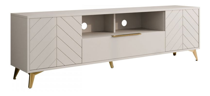 TV skříňka/stolek Semprum 2D1SZ (písková béžová)