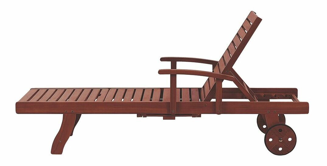 Zahradní lehátko TRATORIA (dřevo) (hnědá)