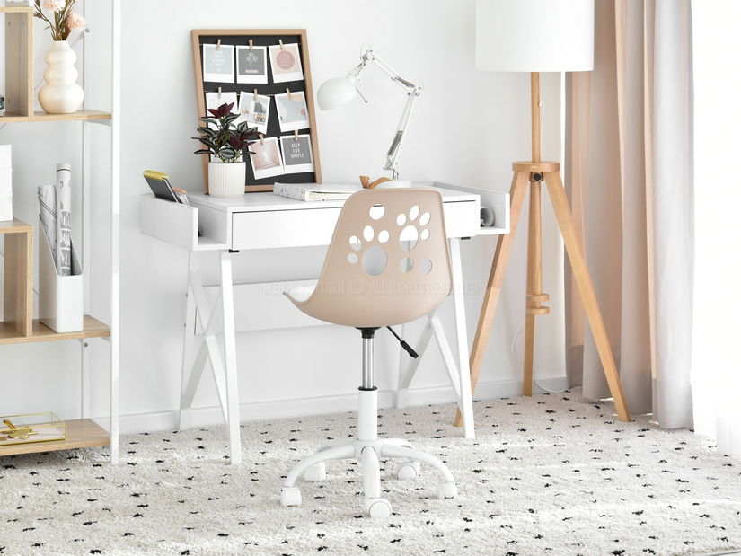 Dětská židle Footy (béžová + bílá)