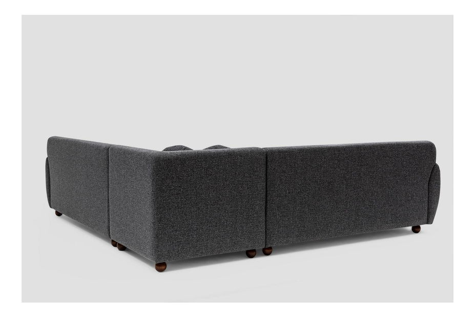 Rohová sedačka Edoletta 2 (tmavě šedá)