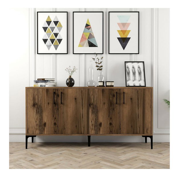 Skříňka Kim 160 (ořech)