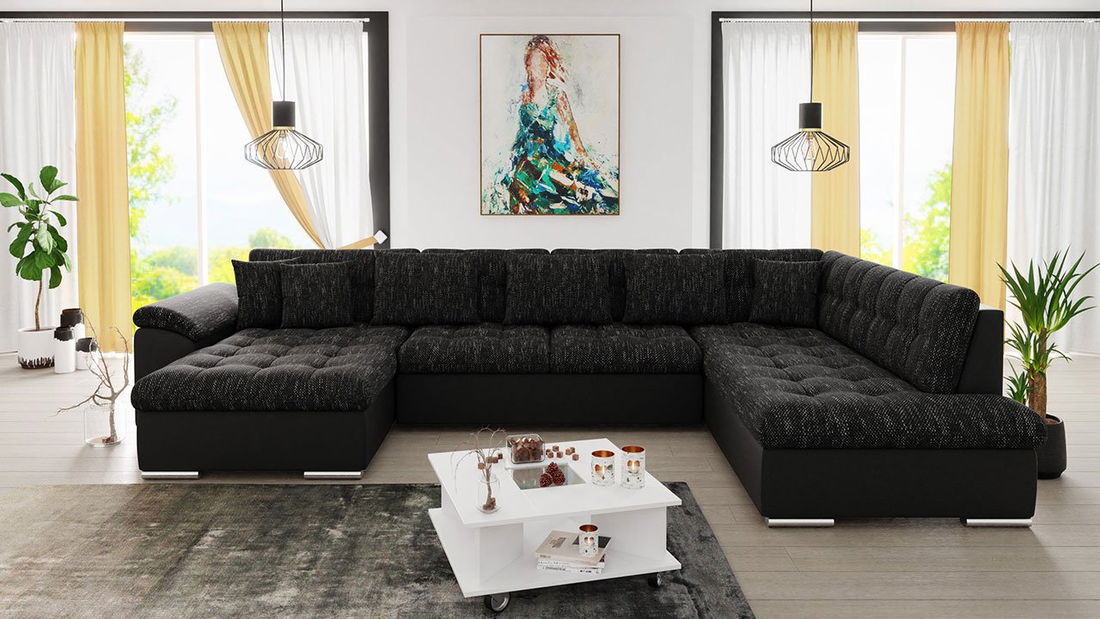 Rohová sedací souprava Talia (rezavá)