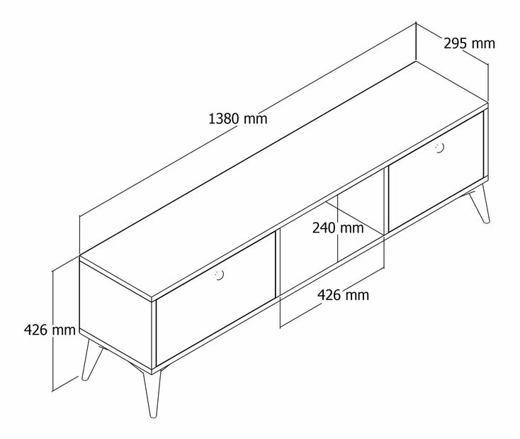 TV stolek/skříňka Reno 3