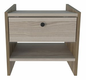Noční stolek Biurno C (ořech + přírodní)