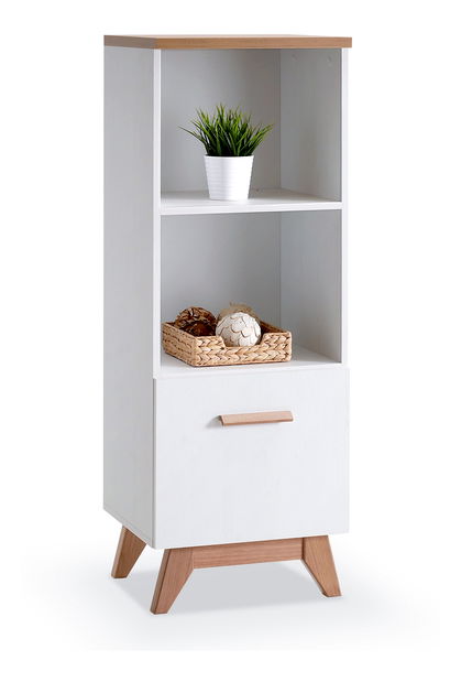 Regál Balones BG07 (bílá + dub)