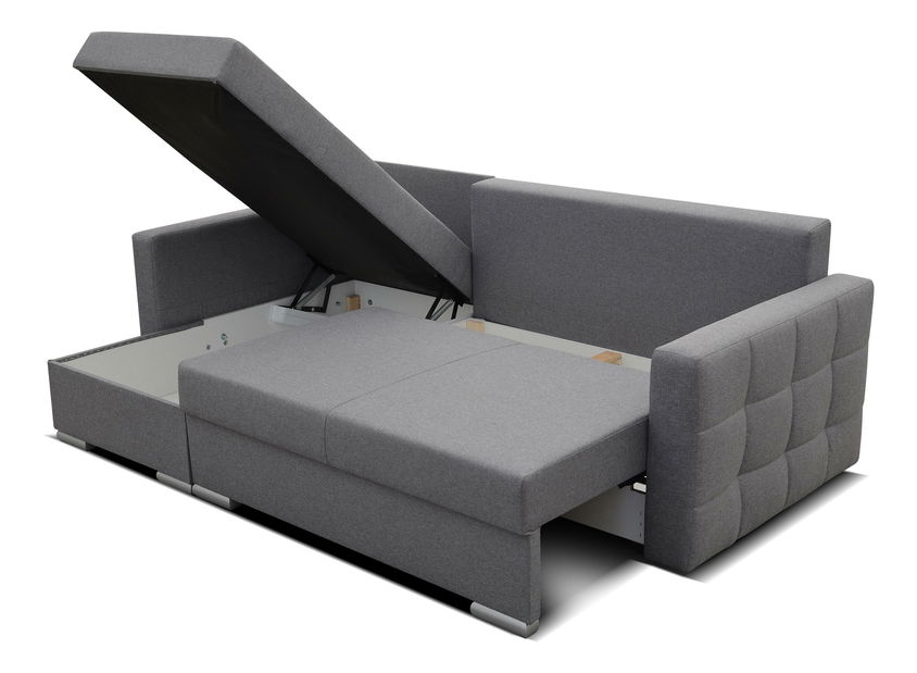 Rohová sedací souprava Almonis (šedá) (L)