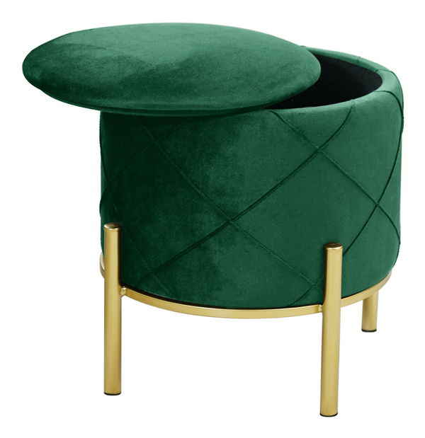 Podnožka Solange (tmavě zelená)