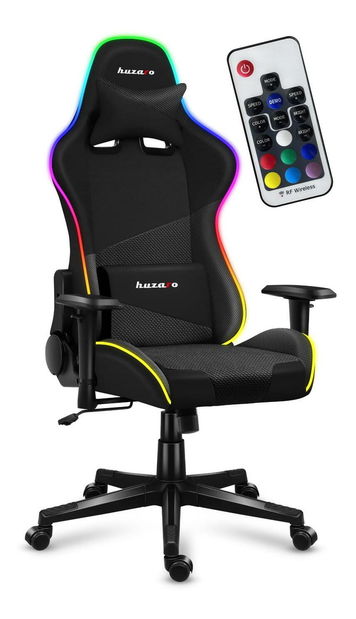 Herní křeslo Fusion 6.2 (černá) (s LED osvětlením)