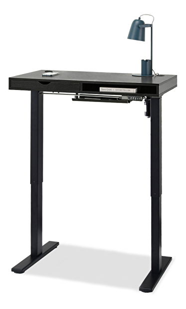 PC stolek Osto 100 (černé dřevo + černá)