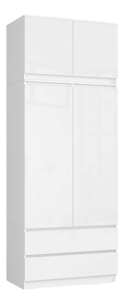 Nástavba na skříň Sashka (bílý lesk)