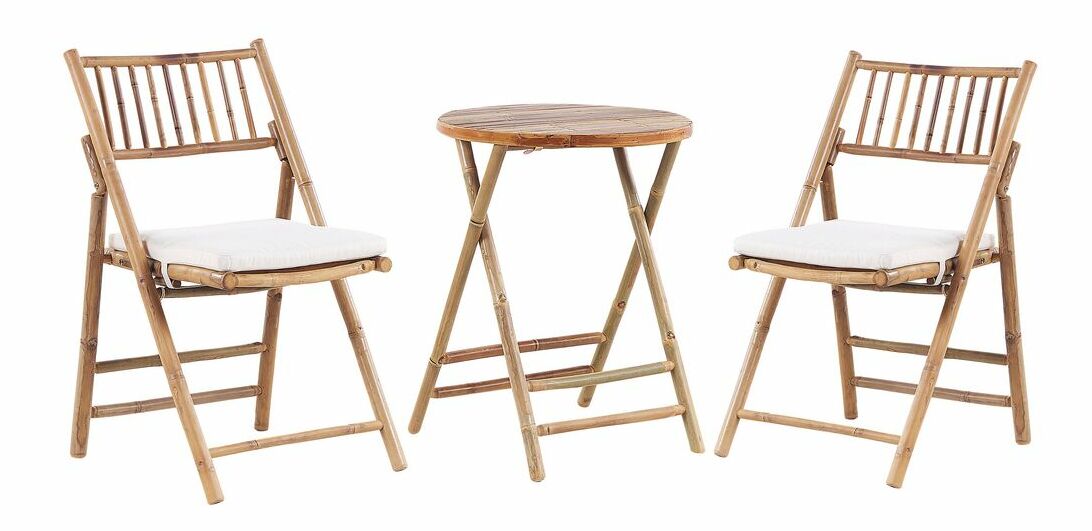 Balkonová sestava Sante (světlé dřevo)