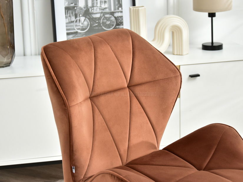 Křeslo Velma S (měděná + černá)