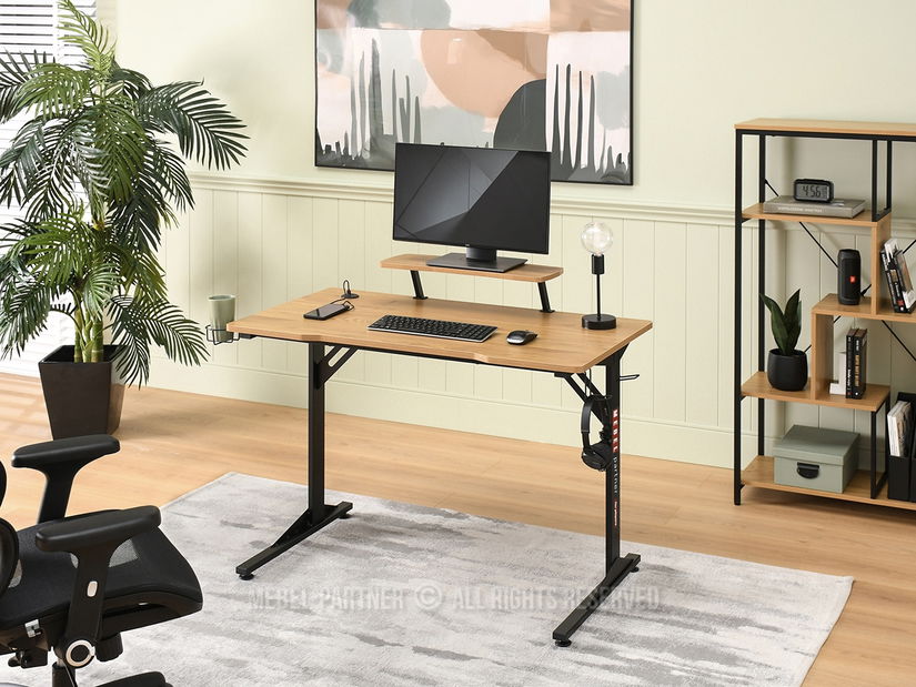 PC stolek Matts 115 (dub + černá)