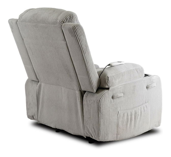 Masážní křeslo Banesto (světle šedá)