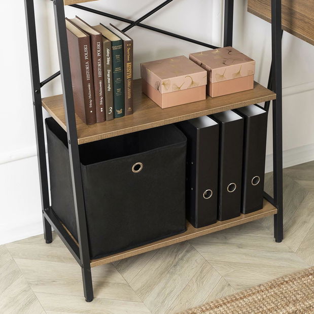 Regál Goleadora (ořech + černá)