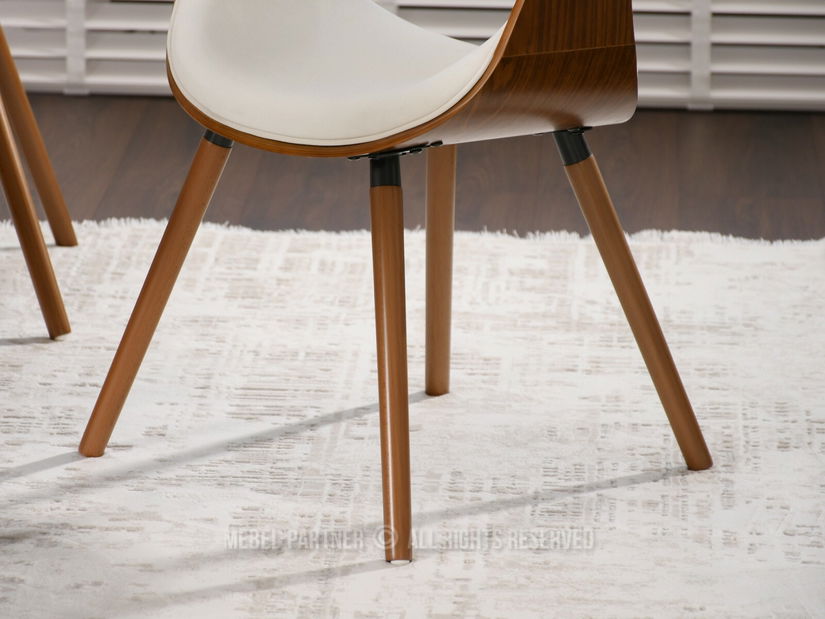 Židle Bjorn K (bílá + ořech) *bazar