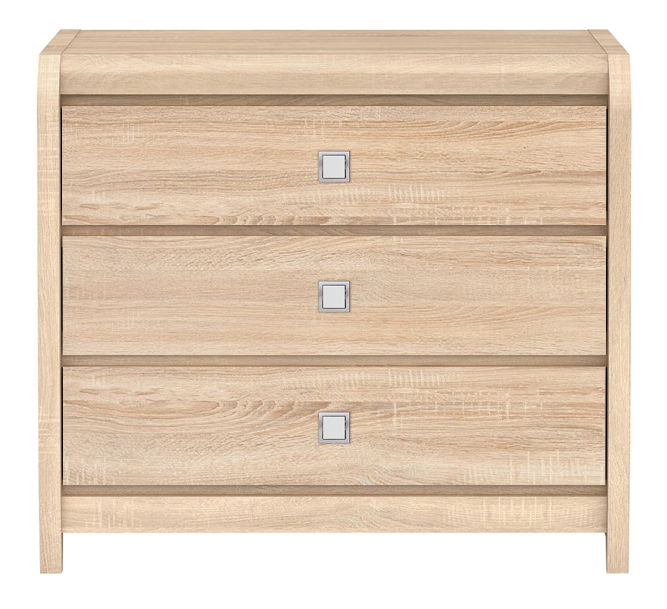 Komoda BRW Loren KOM3S