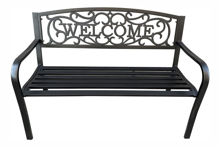 Zahradní lavička Ilona (černá)