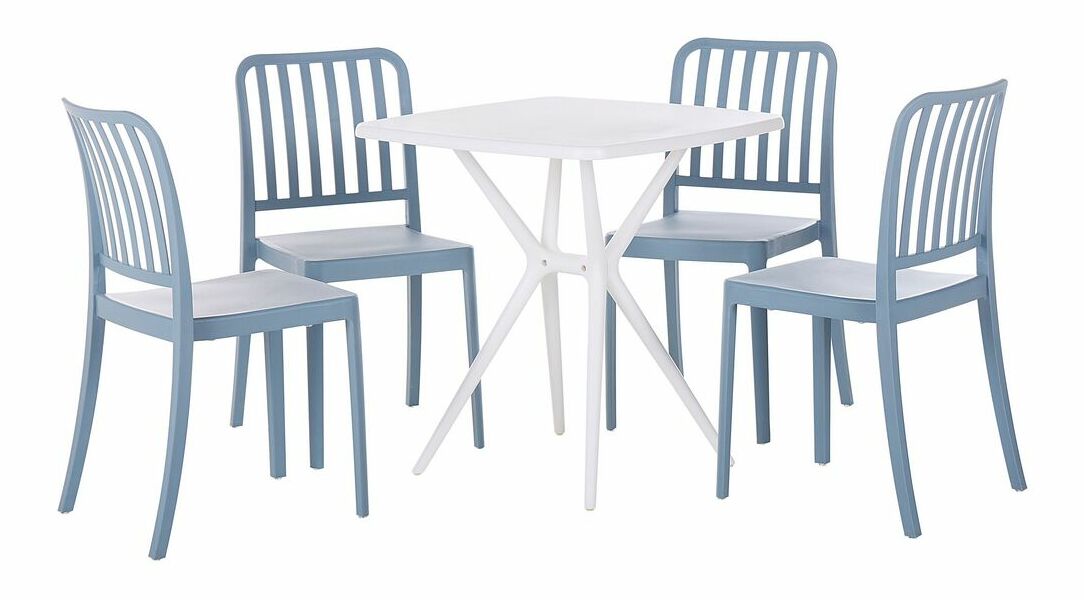  Balkonová sestava Sinnamon (bílá + modrá)