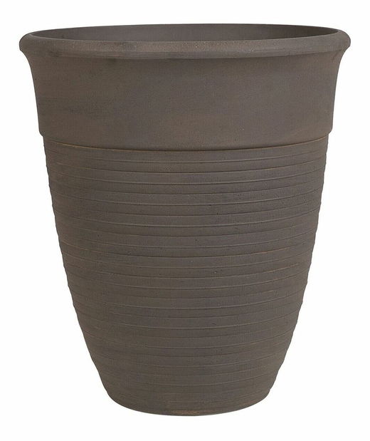 Sada 2 květináčů ⌀ 43 cm Katam (hnědá)