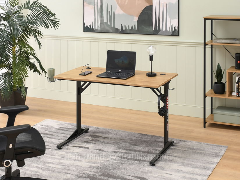 PC stolek Matts 115 (dub + černá)