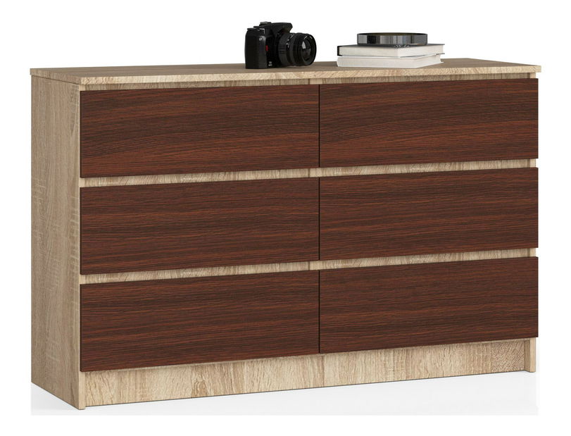 Komoda Kapil (dub sonoma + wenge)