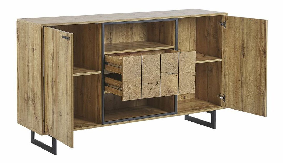 Komoda Bijoux (světlé dřevo)