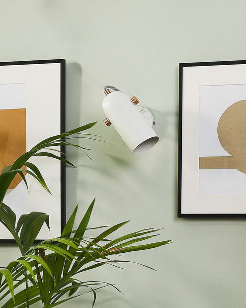 Nástěnná lampa TYRO (kov) (bílá)