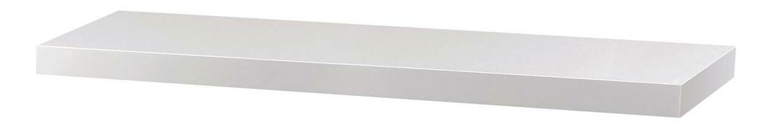 Nástěnná police Prepararle (vysoký lesk bílý)