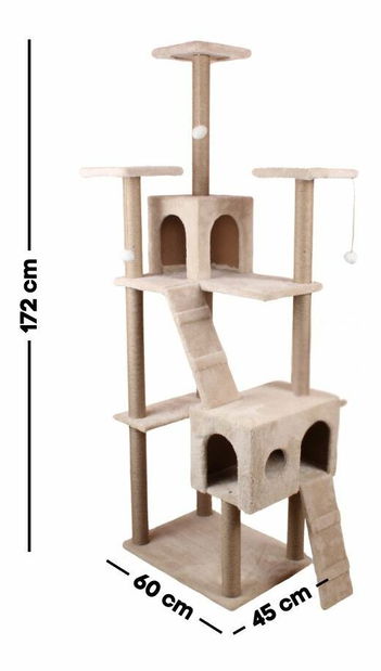 Škrábadlo pro kočky Veria (hnědá)