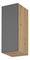Horní kuchyňská skříňka G30 Langari (dub artisan + šedá matná) (L)