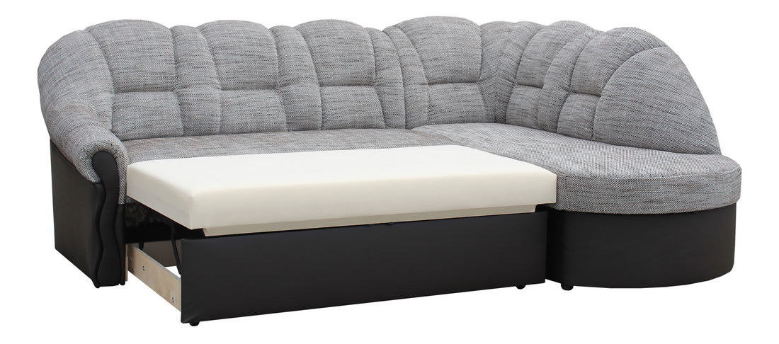 Rohová sedací souprava Forza (světle hnědá + tmavě hnědá) (P)