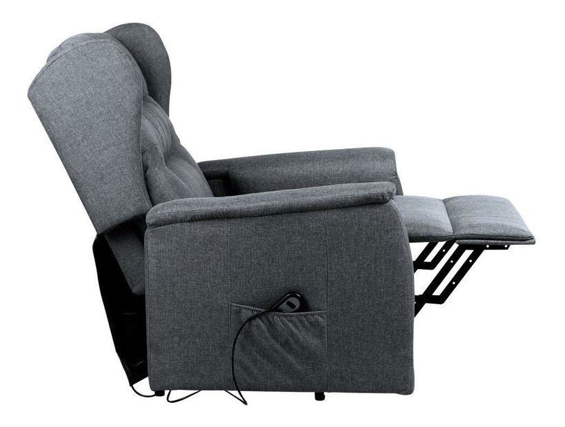 Polohovací křeslo Demuestra (světle šedá)