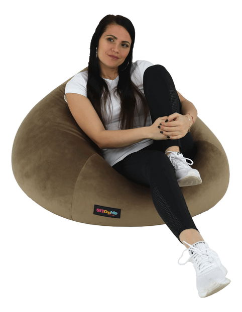 Sedací vak Trikky (šedohnědá)