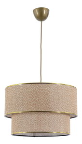 Stropní svítidlo Clefereffa 1 (ecru + hnědá)